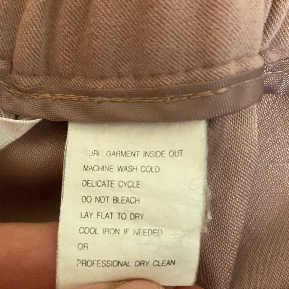 Women’s Wide Leg Dusty Rose Pants Studio Blue - Picture 3 of 5